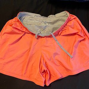 2 for $10 New Balance Tangerine Running Shorts— size XL
